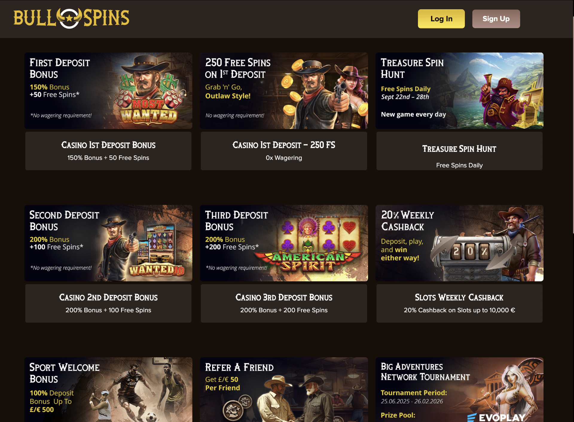 Bullspins screenshot 1