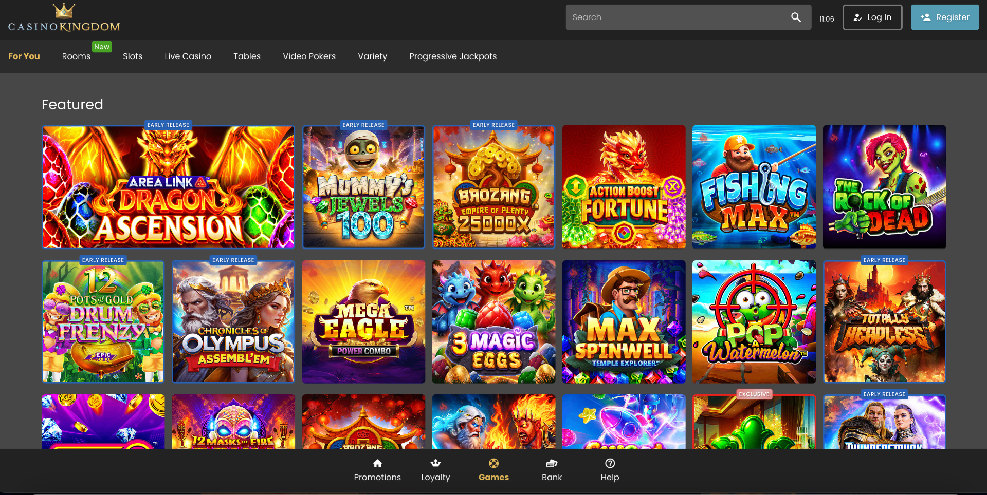 Kingdom Casino screenshot 1
